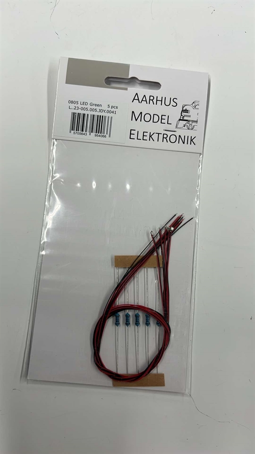 Aarhus Model Elektronik 0015 3 v LED, varm hvid, 10 stk pakke